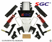 Load image into Gallery viewer, SGC Heavy Duty 6" Built-In Coil-Over Shock A-Arm Lift Kit for 2014-Up Electric EZGO RXV Golf Cart
