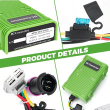 Load image into Gallery viewer, 36V/48V/72V to 12V Golf Cart Voltage Reducer | 25A 320W Waterproof DC Converter | LED &amp; Accessories Power Supply