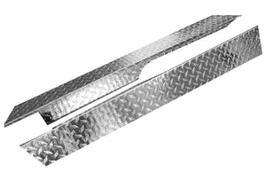 SGC Polished Aluminum Diamond Plate Rocker Panels for 2004-Up Club Car Precedent Golf Cart (2)