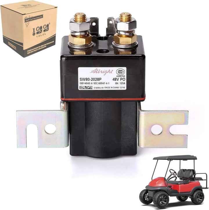 48V Albright Solenoid for Club Car DS & Precedent (2000-Up) | OEM 1019087-01 Replacement
