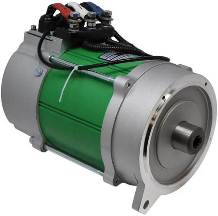Navitas MAC979 4kW 10-tooth AC golf cart motor with parking brake