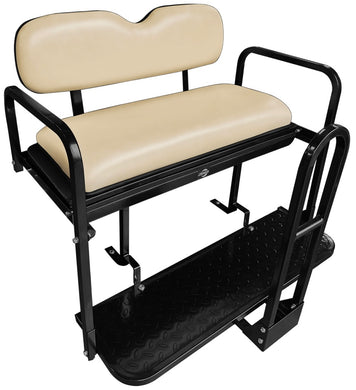 NOMAD Golf Cart Rear Flip Seat Club Car Precedent/Tempo/Onward Buff Cushion Set