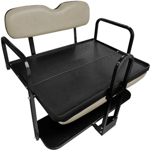 NOMAD Golf Cart Rear Flip Seat Club Car Precedent/Tempo/Onward Stone Cushion Set