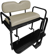 Load image into Gallery viewer, SGC NOMAD Rear Flip Seat Kit for Club Car Precedent / Tempo / Onward – Stone Cushions, Cargo Bed, Grab Bar &amp; Trailer Hitch — included bundle component