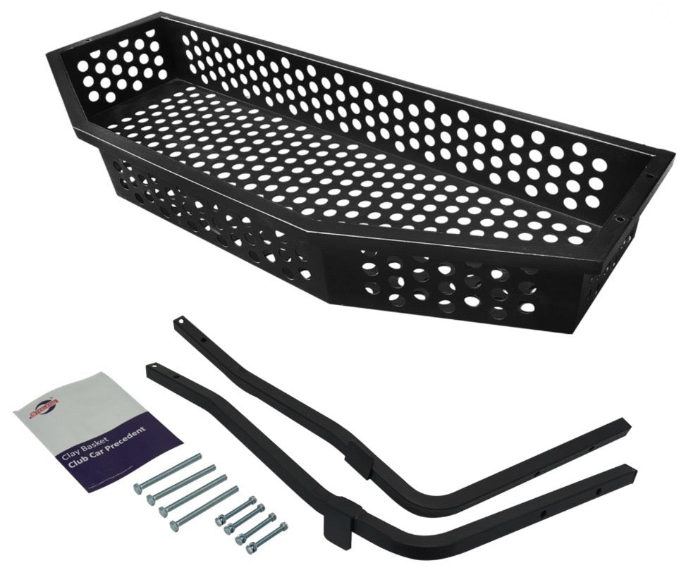 SGC Front Cargo Basket for Club Car Precedent Golf Cart with Mounting Bracket