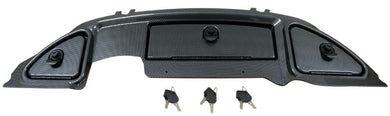 SGC Club Car Precedent Golf Cart Carbon Fiber Dashboard w/ Locking Glove Boxes (2008-up)