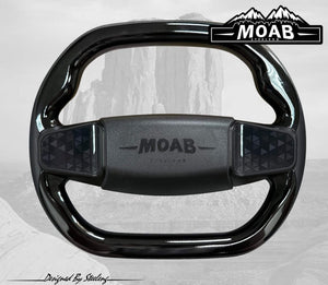 MOAB Golf Cart Steering Wheel – Sport Version – Black