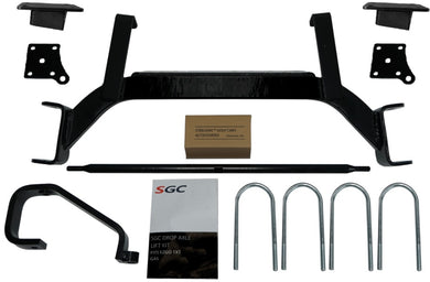 SGC 6″ Drop Axle Lift Kit for EZGO TXT/PDS Golf Cart (2008.5-up) Gas