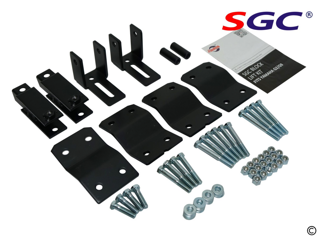 SGC 4″ Block Lift Kit for Yamaha G2/G9 Golf Cart Electric or Gas