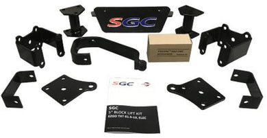 SGC 5″ Block Lift Kit for EZGO TXT/PDS Golf Cart (2001.5-2013) Electric