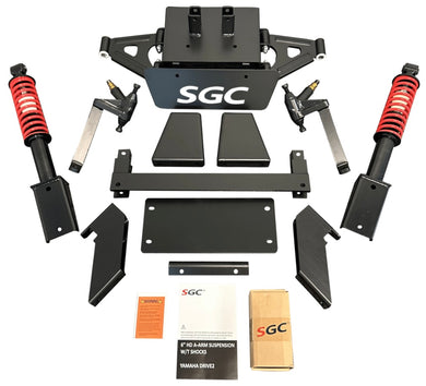SGC 6″ A-Arm Lift Kit W/ Suspension Shocks for Yamaha Drive 2 Golf Cart Electric