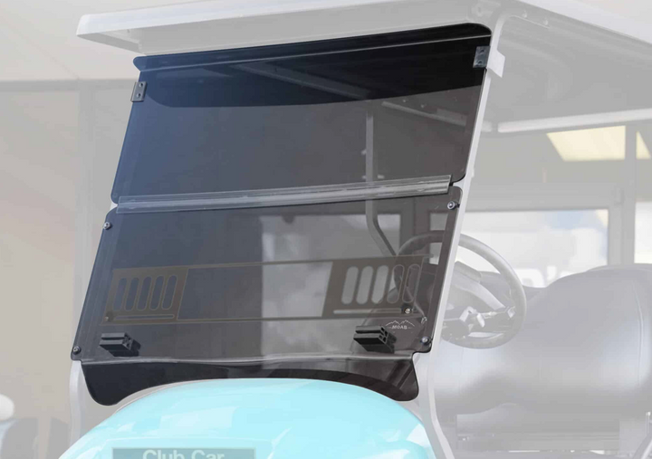 MOAB vented tinted fold-down windshield for Club Car Precedent Tempo WSPR10
