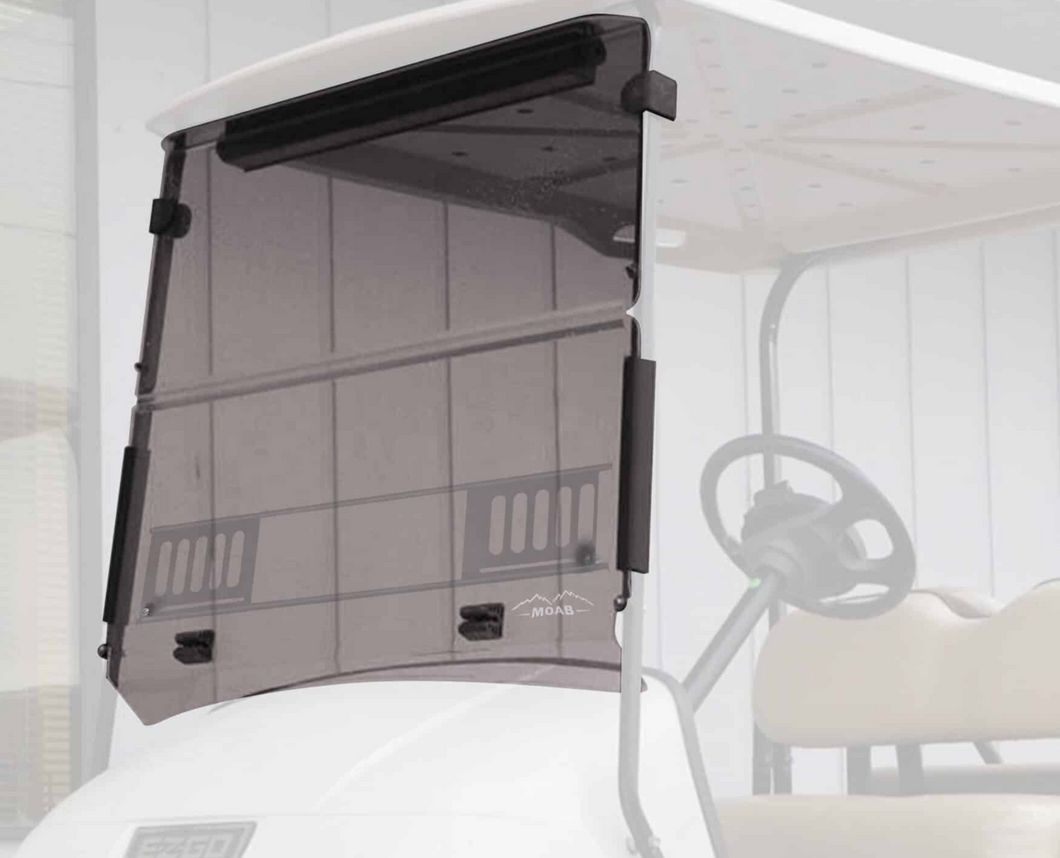 MOAB Foldable Tinted Windshield for 1994-2013 EZGO TXT Golf Cart