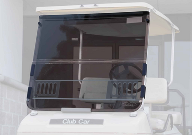 MOAB Foldable Tinted Windshield for 1982-2000.5 Club Car DS Golf Cart