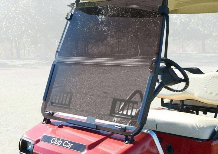 MOAB 4mm Vented Tinted Foldable Windshield – Club Car DS 2000.5-Up | WSDS10