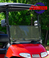 Load image into Gallery viewer, SGC Foldable Tinted Windshield for 2008–2022 E-Z-GO RXV Golf Cart — included bundle component