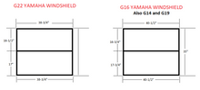 Load image into Gallery viewer, SGC Foldable Tinted Windshield for YAMAHA G22 Golf Cart