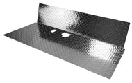SGC Polished Aluminum Diamond Plate Floor Mat for 1982-Up Club Car DS Golf Cart
