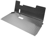 SGC Polished Aluminum Diamond Plate Floor Mat for 1996-2013 EZGO TXT Golf Cart