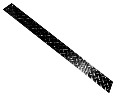 SGC Black Powder Coated Aluminum Diamond Kick Plate for 1994-2013 EZGO TXT Golf Cart