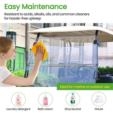 Load image into Gallery viewer, Acrylic Golf Cart Windshield for Club Car DS – 4mm Clear/Tinted Foldable Shield with Anti-UV Protection