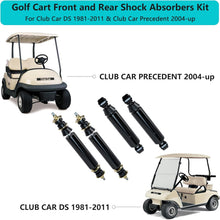 Load image into Gallery viewer, Air shocks on golf cart for Club Car DS and Precedent
