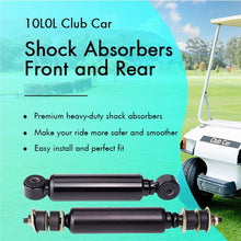 Load image into Gallery viewer, Air shocks on golf cart for Club Car DS and Precedent
