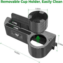 Load image into Gallery viewer, All-in-One Golf Cart Rear Seat Armrest with Storage &amp; Cup Holder – No Drill, Universal Fit