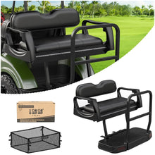 Load image into Gallery viewer, All Plastic Golf Cart Rear Seat Kit Assembly Folding Rear Seat for Yamaha Drive 2 (2017-Up)