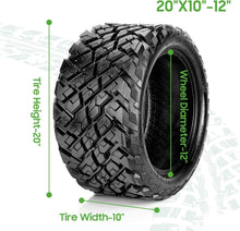 Load image into Gallery viewer, All Terrain Golf Cart Tire 12" 14" for Yamaha EZGO Club Car ATV UTV Quad Bikes 4 Pack