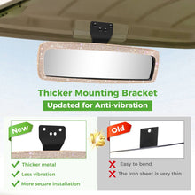 Load image into Gallery viewer, Bling Rhinestone Golf Cart Rear View Mirror – Universal Fit