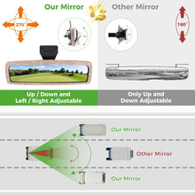 Load image into Gallery viewer, Bling Rhinestone Golf Cart Rear View Mirror – Universal Fit