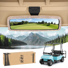 Load image into Gallery viewer, Bling Rhinestone Golf Cart Rear View Mirror – Universal Fit