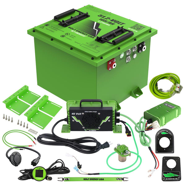 BOLT Energy 51.2V 105Ah Square complete lithium battery conversion kit