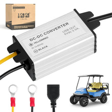 Load image into Gallery viewer, DC-DC 12V–60V to 5V Step Down Converter | Waterproof Golf Cart Voltage Reducer