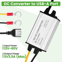 Load image into Gallery viewer, DC-DC 12V–60V to 5V Step Down Converter | Waterproof Golf Cart Voltage Reducer