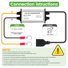 Load image into Gallery viewer, DC-DC 12V–60V to 5V Step Down Converter | Waterproof Golf Cart Voltage Reducer