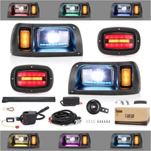 Load image into Gallery viewer, Deluxe Golf Cart Light Kit for Club Car DS G&amp;E - RGB Headlights, Turn Signals &amp; Horn