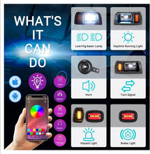 Load image into Gallery viewer, Deluxe Golf Cart Light Kit for Club Car DS G&amp;E - RGB Headlights, Turn Signals &amp; Horn