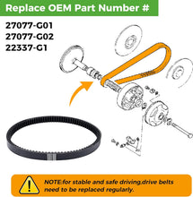 Load image into Gallery viewer, Drive Belt for EZGO Marathon 2-Cycle &amp; 4-Cycle Gas Models