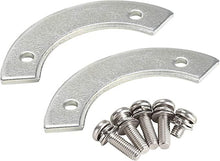 Load image into Gallery viewer, Two encoder bearing retainer plates and mounting screws
