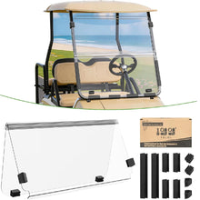 Load image into Gallery viewer, Foldable Sport Tinted Golf Cart Windshield for Club Car DS 1982-UP