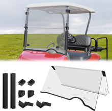 Load image into Gallery viewer, Folding Golf Cart Windshield for EZGO RXV 2008-Up | Anti-UV, Impact Resistant