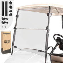 Load image into Gallery viewer, Folding Golf Cart Windshield for EZGO TXT 1995-Up – Easy Install