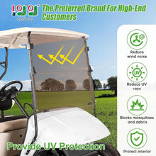 Load image into Gallery viewer, Folding Golf Cart Windshield for EZGO TXT 1995-Up – Easy Install