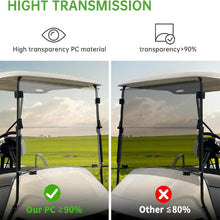 Load image into Gallery viewer, Folding Golf Cart Windshield for EZGO TXT 1995-Up – Easy Install