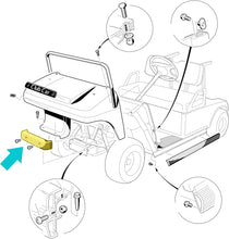 Load image into Gallery viewer, Front Bumper for Club Car DS Golf Carts 1993-Up OEM 1016868 Replacement