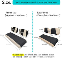 Load image into Gallery viewer, Golf Car Seat Cover Set for Yamaha G2-G22 and Club Car DS Pre-2000 Tomberlin Emerge