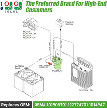 Load image into Gallery viewer, Golf Cart 48V Solenoid for Club Car DS &amp; Precedent 4-Terminal with Resistor