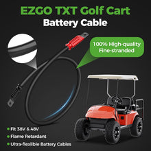 Load image into Gallery viewer, Golf Cart Battery Cables 4 Gauge for EZGO TXT (1994-Up) – 36V/48V